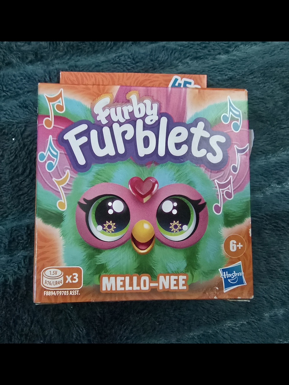 Furby Furblets Mello-Nee Plush Toy - Green Pink